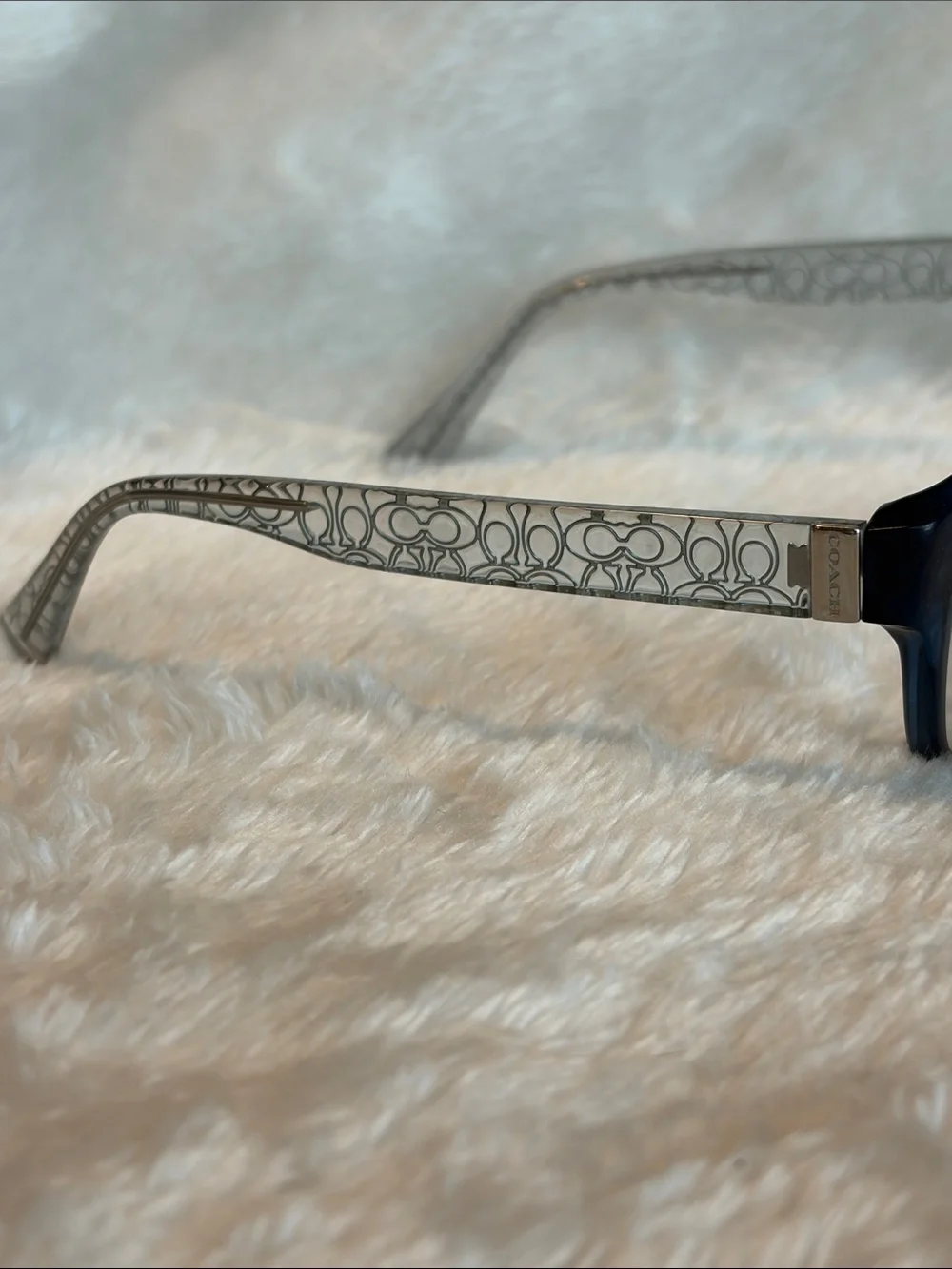 Coach HC6049 Tia 5153 Blue Crystal Ice Blue Eyeglass Frames